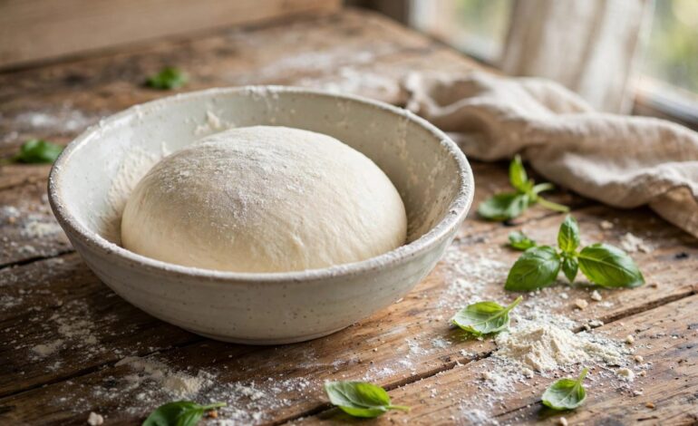 Easy Homemade Pizza Dough: Crispy, Chewy & Ready in 1 Hour