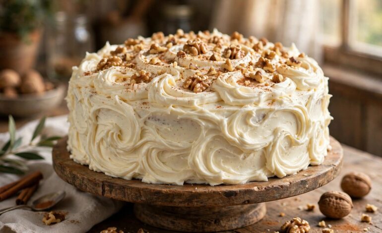 The Best Carrot Cake Recipe with Cream Cheese Frosting (So Moist!)