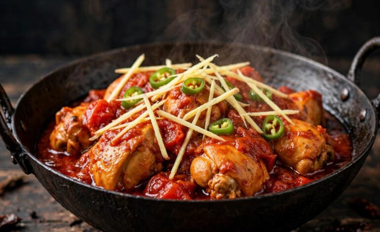 Authentic Chicken Karahi Recipe in 30 Minutes (Pakistani Style)