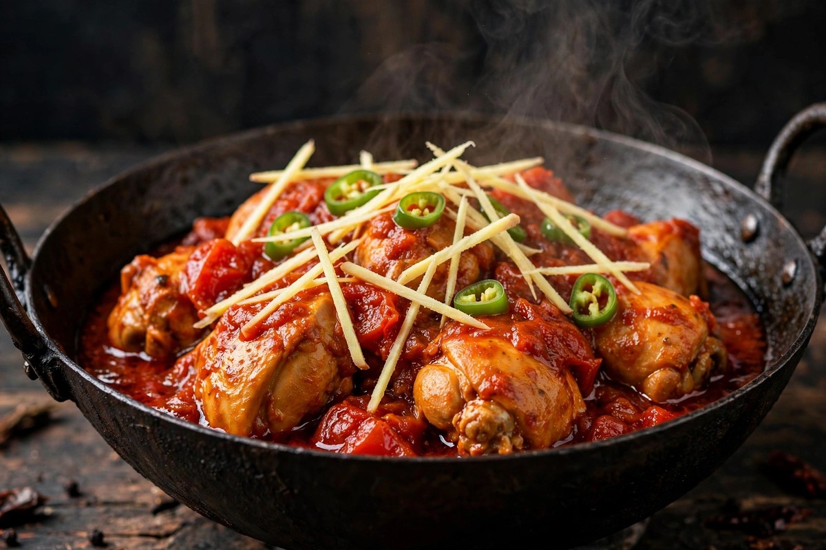 Authentic Chicken Karahi Recipe in 30 Minutes (Pakistani Style)